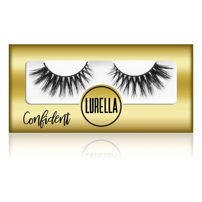 Lurella Cosmetics - 3D Mink Eyelashes - Confident 0.25oz. 