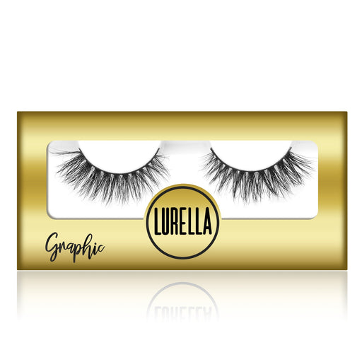 Lurella Cosmetics 3D Mink Eyelashes - Graphic False Eyelash