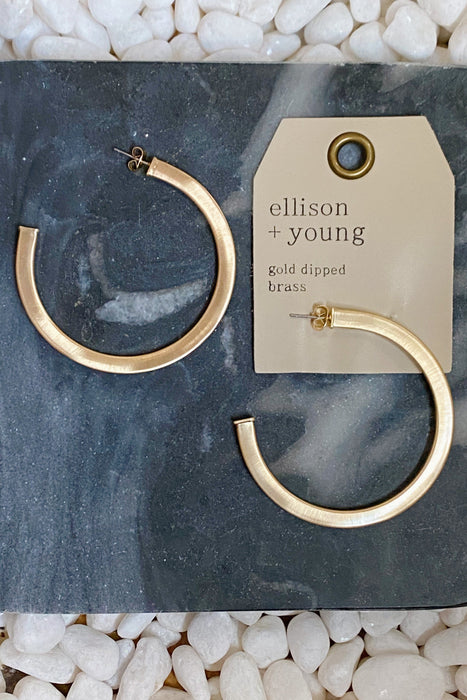 Luxe Round Hoop Earrings