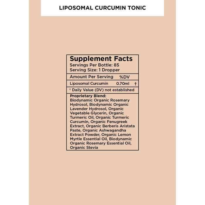 Zuma Nutrition - Liposomal Curcumin Tonic - 2 Pack