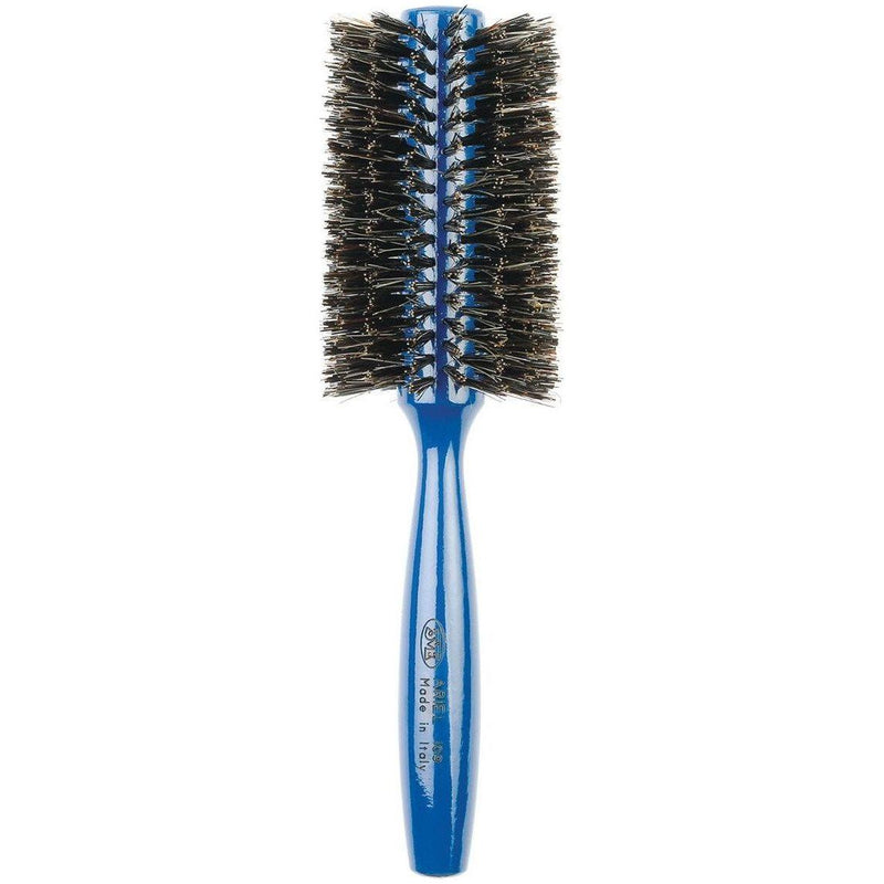 Creative Pro Hair Tools Ariel Blue Italian 3ME Round Boar Bristle Hair Brush Hair Brush