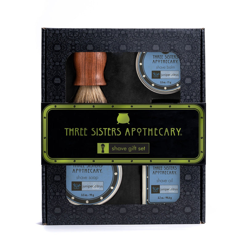 Soap Cauldron Boxed Shave Premium Gift Set Shave Black Juniper & Citrus
