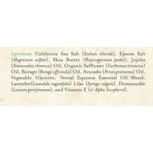 Soap Cauldron Sea Salt Scrub Vernal Equinox Sea Salt Scrub