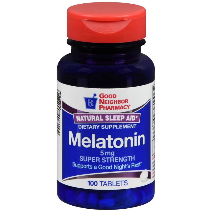 Good Neighbor Pharmacy GNP Melatonin Tablets, 5 mg, Unit Dose (UD), 100 Count (10 x 10 Blister Packs) Medicine & Drugs