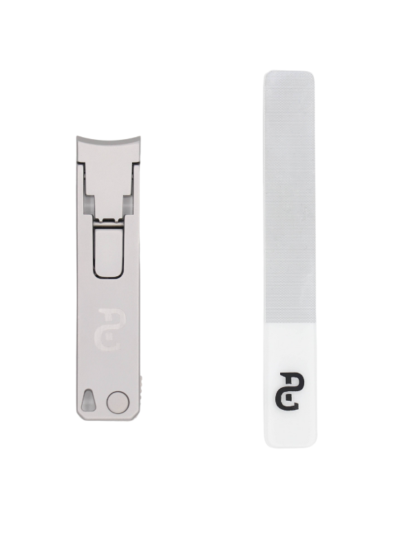 Vip Barber Supply Percu Nail Clipper and Nail File Nail Clipper White Smoke