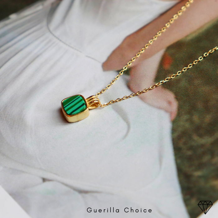 BAYLIE MALACHITE NECKLACE