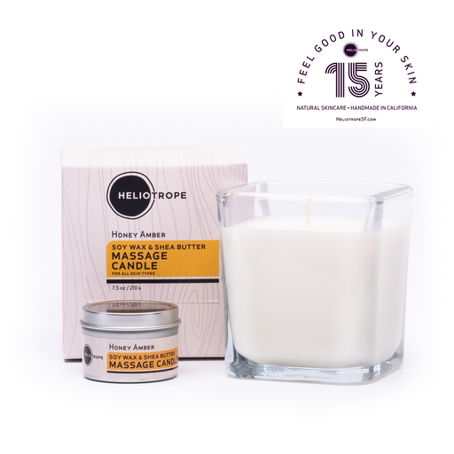 Heliotrope San Francisco Soy & Shea Massage Candles - NOW 30% OFF Candle