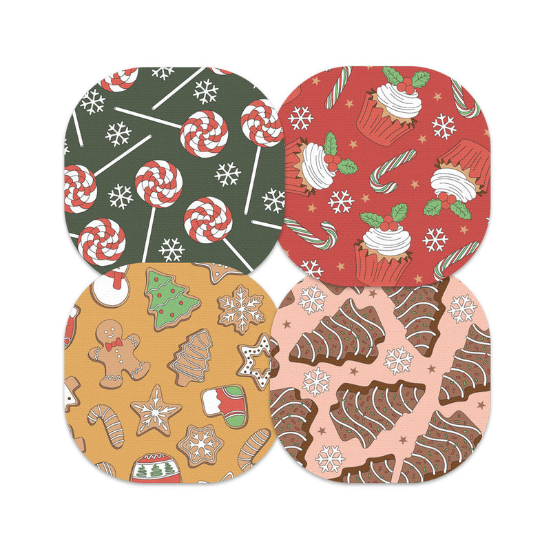 Peelz Christmas Treats Variety Overpatch Tape - Pump Peelz Patch Medical Tape