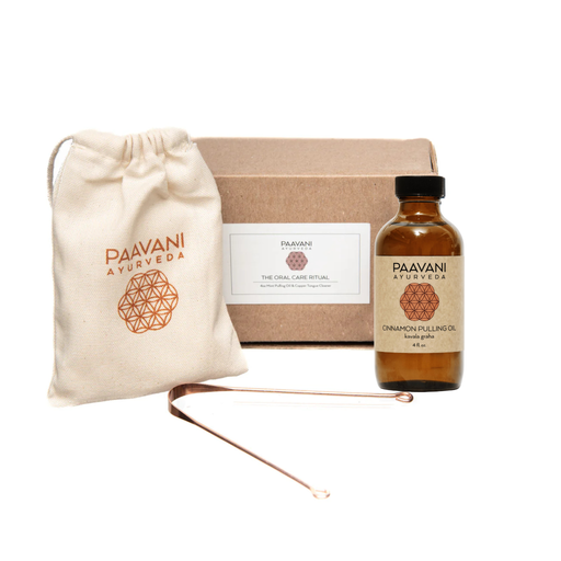 Paavani Ayurveda Cinnamon Oral Care Ritual | Ayurvedic Oil Pulling & Tongue Cleaning variable