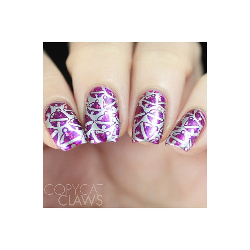 UberChic Beauty Happy Christmas, (Christmas-04) Stamping Plate