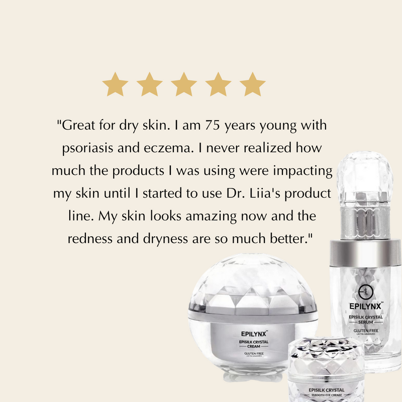 EpiLynx Wrinkle Smoothing Hydration Set for Sensitive Skin – Vegan, Gluten-Free 3-Piece Brightening & Firming Collection Face Creams