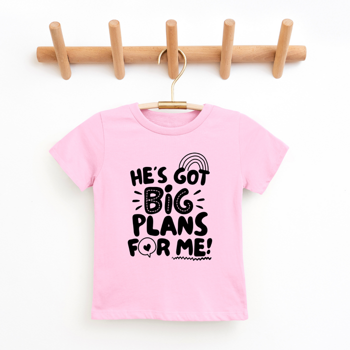 He's Got Big Plans For Me Youth & Toddler Tee