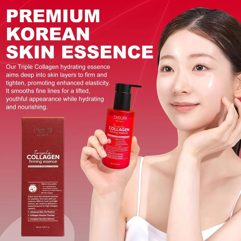 DISURI BEAUTY Triple Collagen Firming Essence – Anti-Aging, 5.07 oz | DISURI Beauty Face Moisturizer
