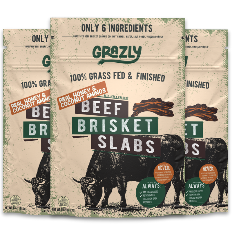 Grazly Raw Honey & Coconut Aminos Brisket Slabs