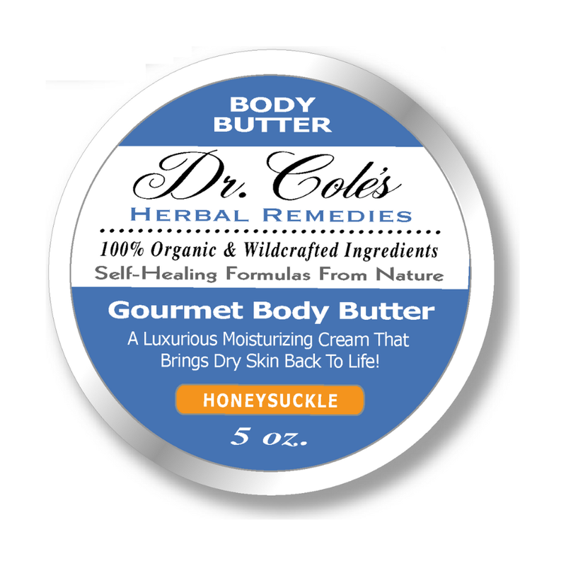 COLEHERBALS 35 - Dr. Cole's Gourmet Body Butter - HONEYSUCKLE Herbal