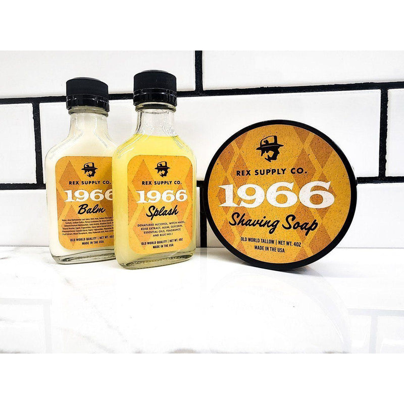 Rex Supply Co. Rex Supply Co. 1966 Old World Tallow Shaving Soap 4 Oz Shaving Soap