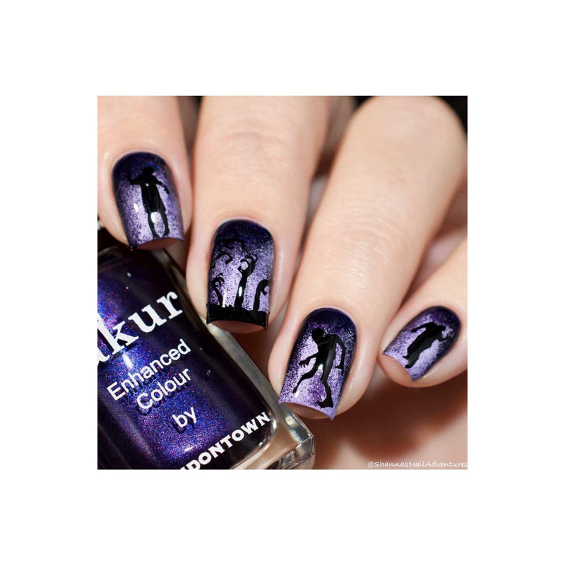 UberChic Beauty Zombie Love-02 Stamping Plate