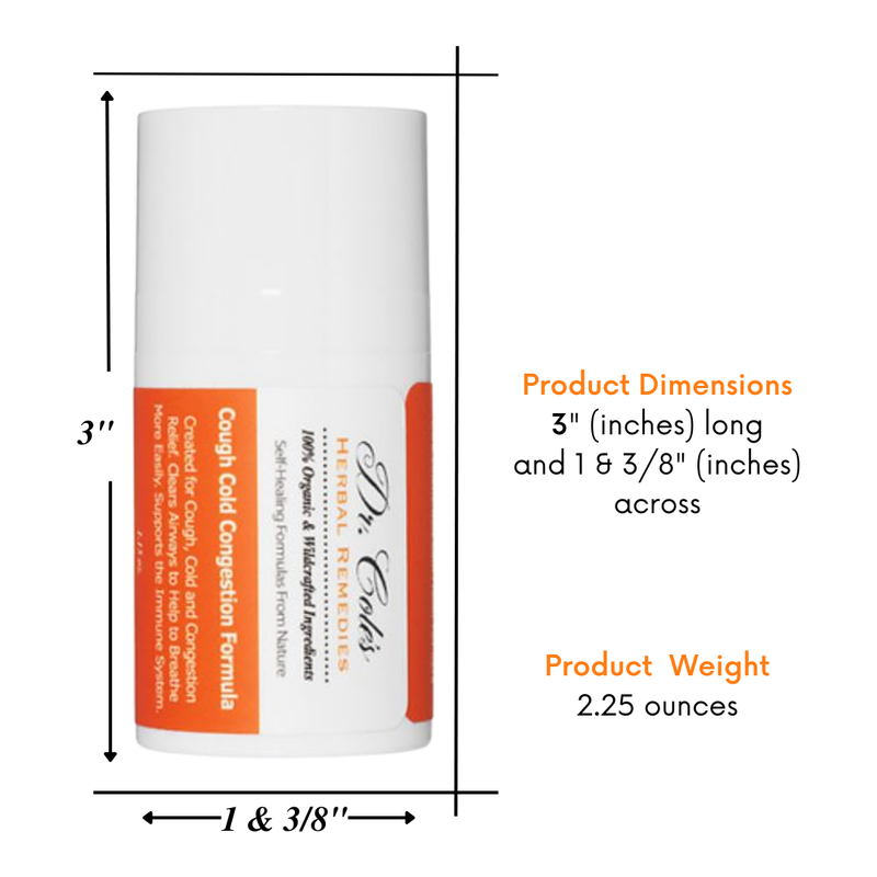 COLEHERBALS 27 - Dr. Cole's Cough Cold Congestion Stick Herbal