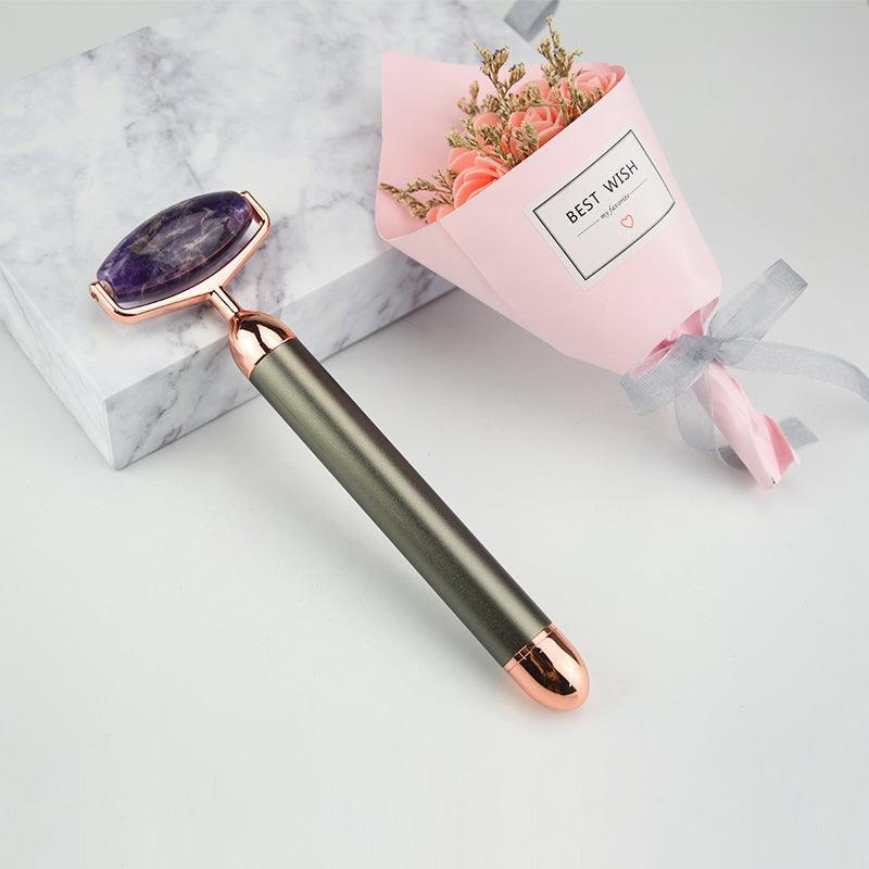 ZAQ Skin & Body ZAQ Roll-On Amethyst W-Sonic Vibrating Face Roller