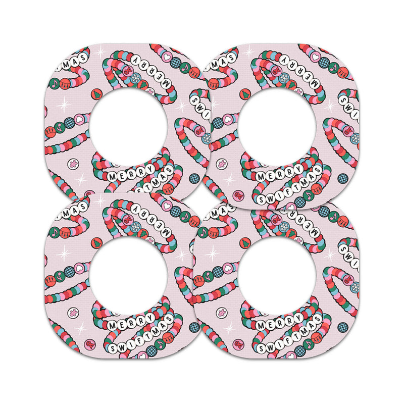 Peelz Merry Swiftmas Dexcom G7 and Stelo Patch Tape - Pump Peelz Patch Medical Tape