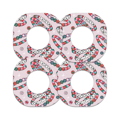 Peelz Merry Swiftmas Dexcom G7 and Stelo Patch Tape - Pump Peelz Patch Medical Tape