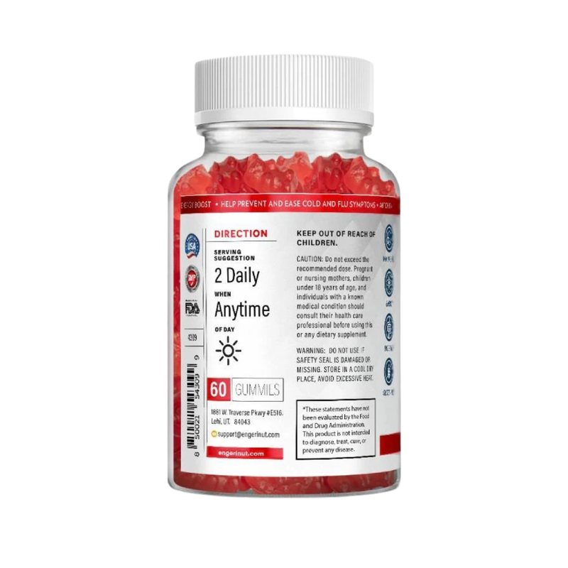 Energi Nutrition Apple Cider Vinegar Gummies Supplement