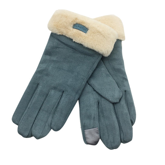 Chic Vibe Suede Smart Touch Gloves by VistaShops