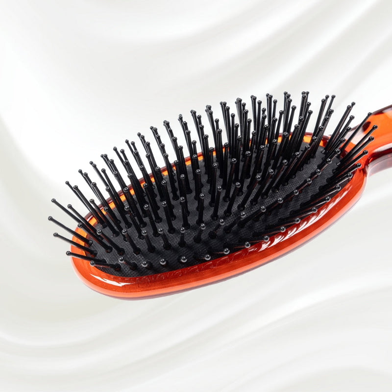 All Seasons Synthetic Pin Hair Brush - Pneumatic Cushion for Thick & Coarse Hair