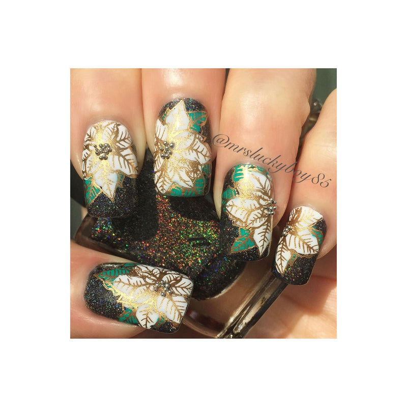 UberChic Beauty Holiday Spirit, (Christmas-01) Stamping Plate