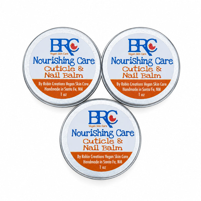 By Robin Creations Cuticle Nourishing & Nail Strengthening Balm Nail Care White Smoke 3 Tins