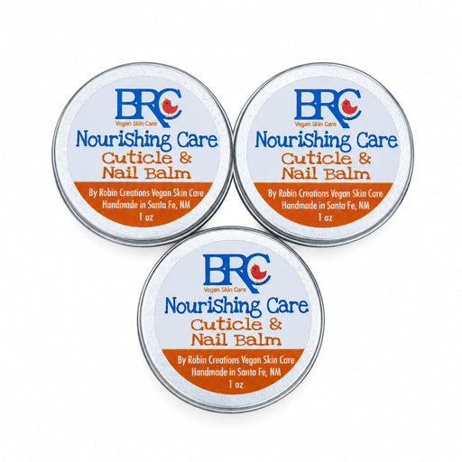 By Robin Creations Cuticle Nourishing & Nail Strengthening Balm Nail Care White Smoke 3 Tins