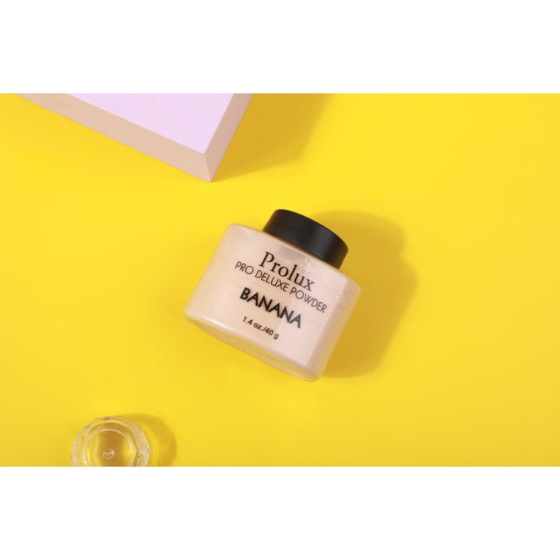 Prolux Cosmetics Pro Deluxe Powder : Banana SETTING POWDER