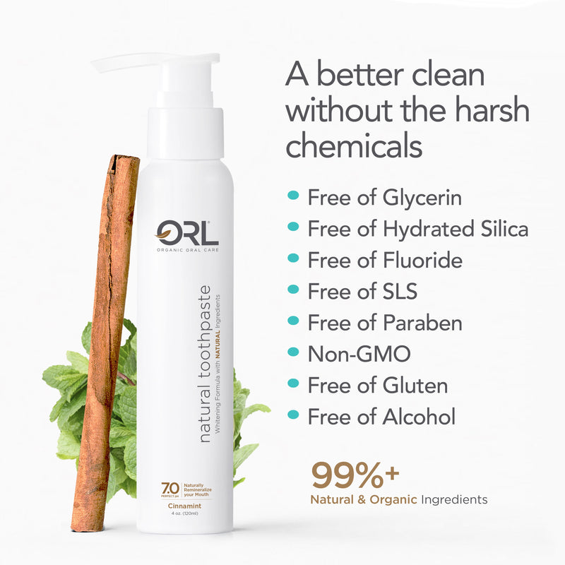 ORL Fluoride-free Toothpaste with Natural Hydroxyapatite Toothpaste