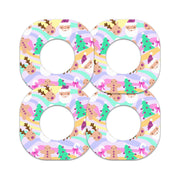 Peelz Christmas Pastel Dexcom G7 and Stelo Patch Tape - Pump Peelz Patch Medical Tape