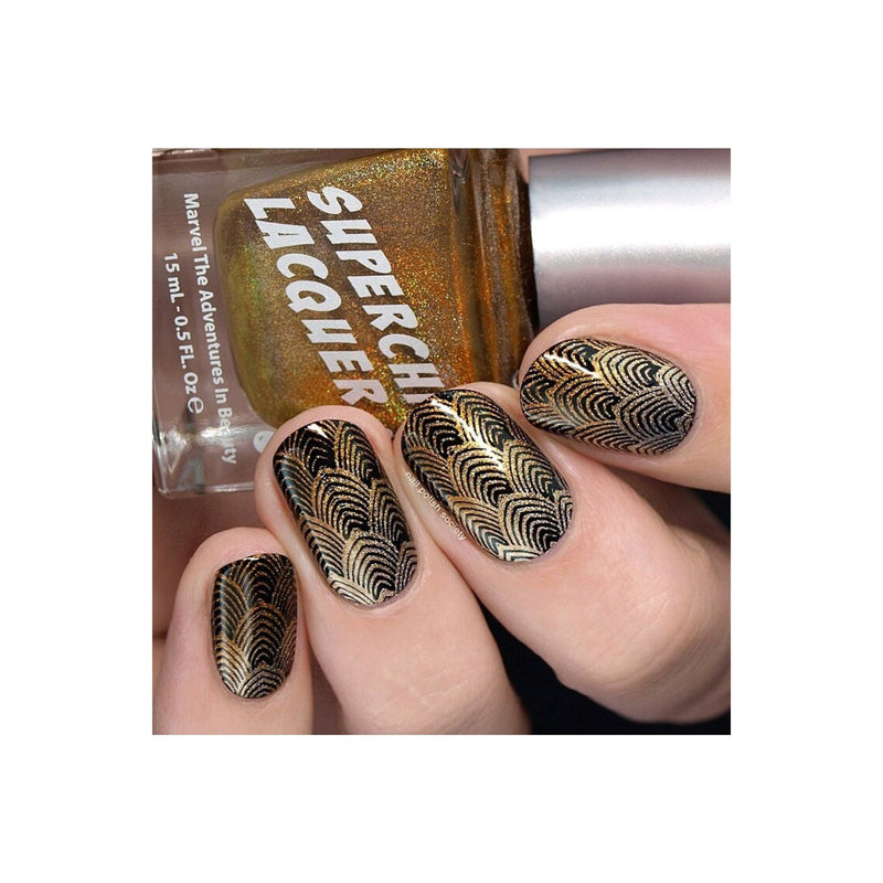 UberChic Beauty Art Deco Elegance Stamping Plate