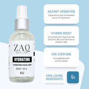 ZAQ Skin & Body ZAQ Hydrating Facial Mist Skin Care