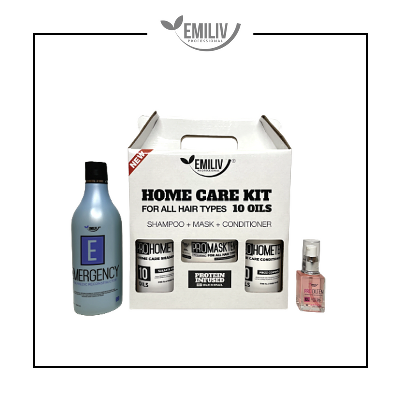 Emiliv Professional Emiliv Professional™ ULTIMATE RECONSTRUCTOR KIT - Homecare Kit + Emergency Polymedic Reconstructor and ProOilTen Home Care
