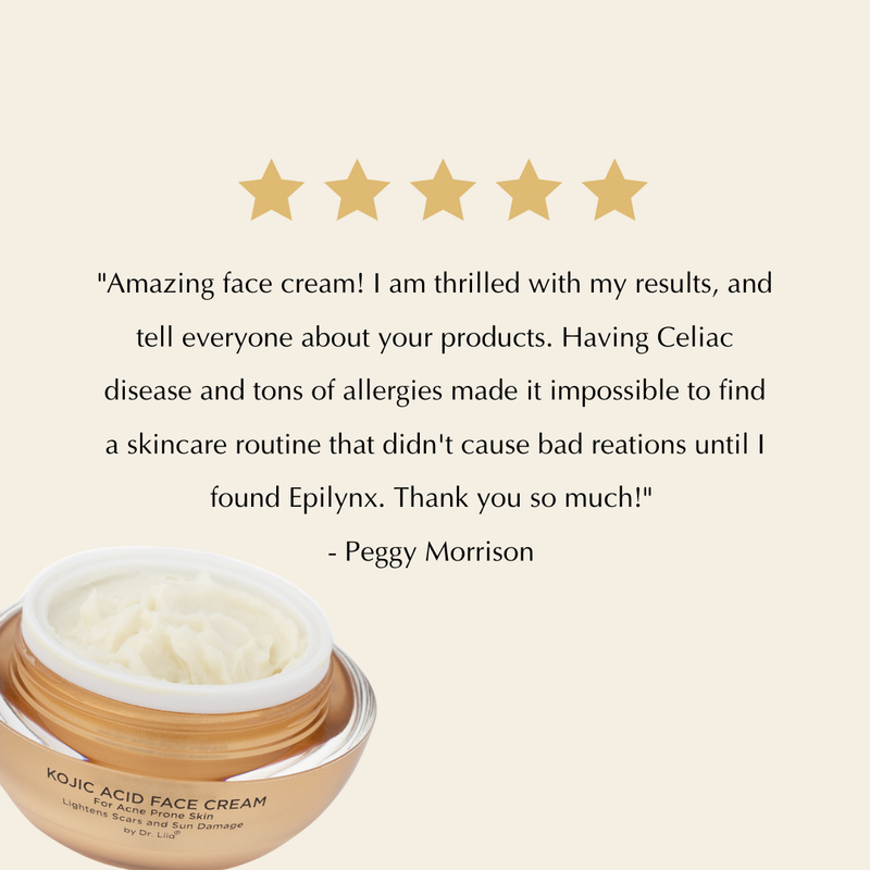 EpiLynx Pore Refining & Brightening Kojic Acid Skincare Set – Vegan, Hypoallergenic Duo