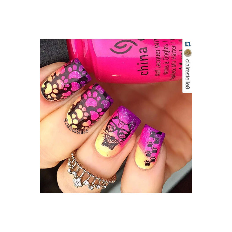 UberChic Beauty Furry Best Friends Stamping Plate