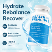 Health By Principle Complete Electrolyte Capsules - Case of 12 Bottles Supplement Alice Blue