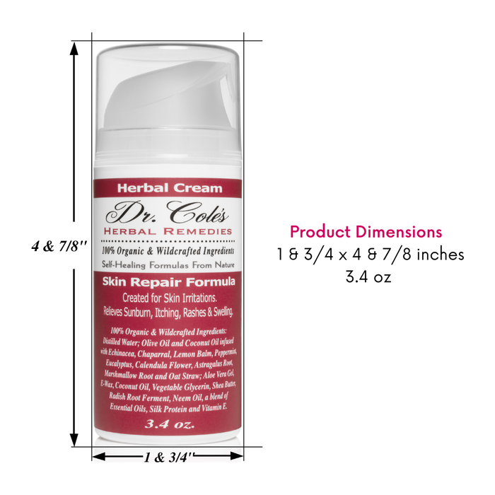 Dr. Cole's Organic Skin Repair Herbal Cream