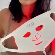 ZAQ Skin & Body Noor 2.0 Pro Light Face Mask: 1072nm Deep Infrared, Red & Blue Light (2026) Gray