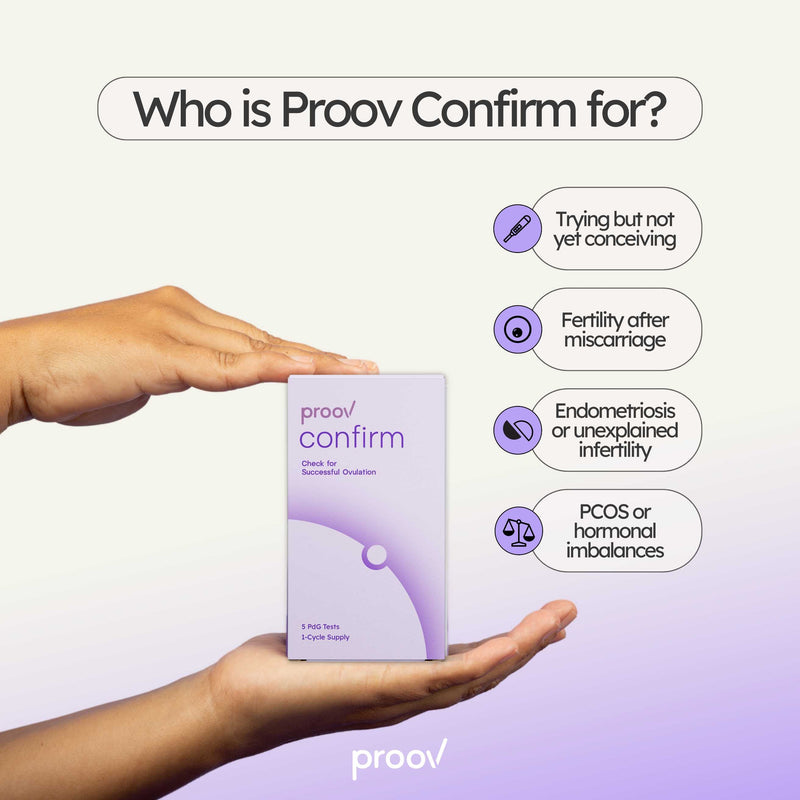 Proov Confirm Ovulation PdG Test Kit progesterone > progesterone test > fertility test