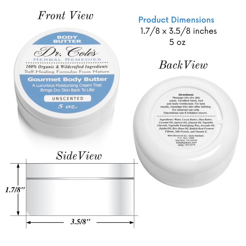 COLEHERBALS Fresh Face and Body Butter Bundle Facial Moisturizer