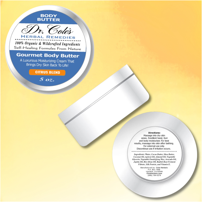 Dr. Cole's Gourmet Body Butter - CITRUS BLEND