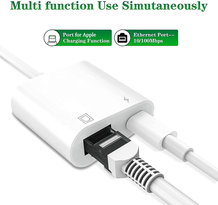 Top-Up Ethernet Adapter for Apple iPhone and iPad