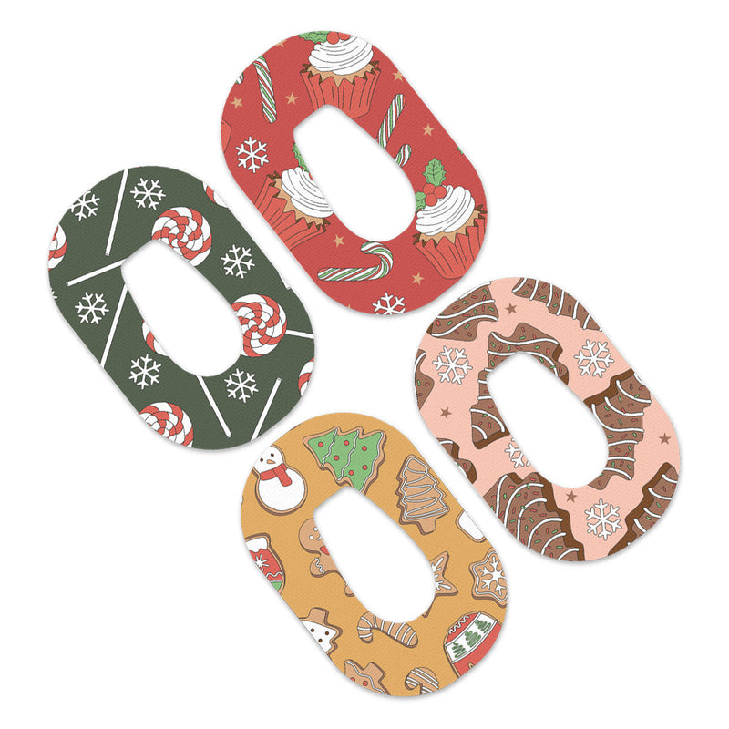 Peelz Christmas Treats Variety Dexcom G6 Patch Tape - Pump Peelz Patch Medical Tape