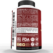 Nutrivein Nutrivein Korean Red Panax Ginseng 1600mg – Extra Strength Formula - 180 Capsules FA-51VI-YB0U