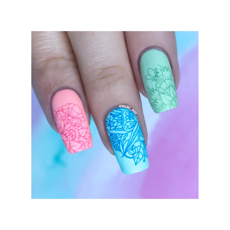 UberChic Beauty Whimsical By Nature-02 Stamping Plate