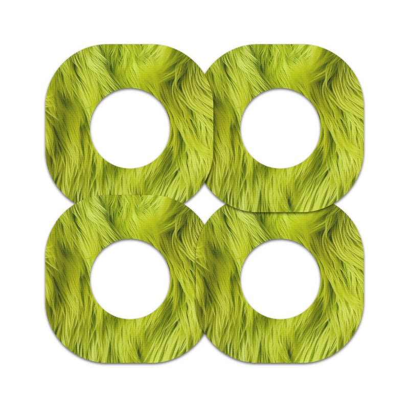 Peelz Green Fur Dexcom G7 and Stelo Patch Tape - Pump Peelz Patch Medical Tape